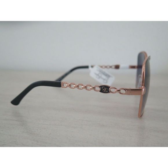 Jessica Simpson J6101 OXRGD Women's Brown/Gold Oversized Sunglasses - Picture 10 of 12